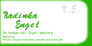 nadinka engel business card